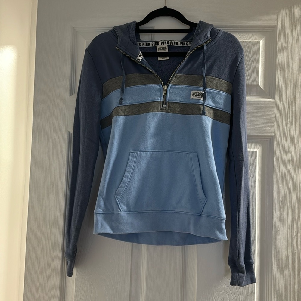 PINK / Women's Half-Zip Sweatshirt